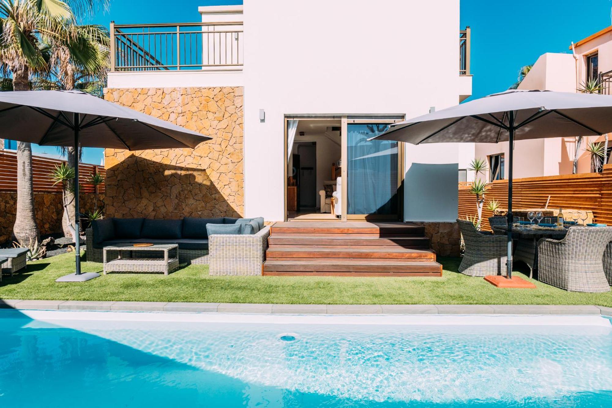 Paradise Beach House: Piscina Privada, Playa 100M Corralejo Eksteriør bilde